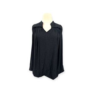 Lane Bryant Black Sleeveless Flowing Blouse Size 16